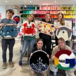 team bonding workshop tufting rugs