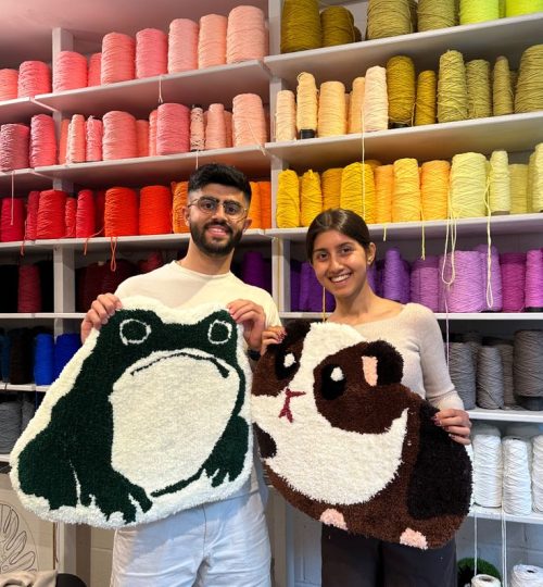 cute frog rug & hamster rug